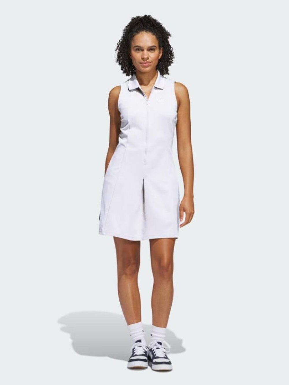 ADIDAS Women's Go-To Twistknit Dress Size M In White